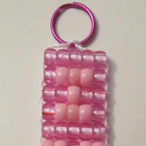 Pony Bead "I Love You" Keychain Item #8512025